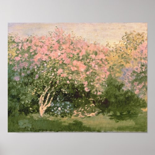 Claude Monet  Lilac in the Sun 1873 Poster