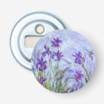Claude Monet - Lilac Irises / Iris Mauves Bottle Opener<br><div class="desc">Lilac Irises / Iris Mauves - Claude Monet,  1914-1917</div>