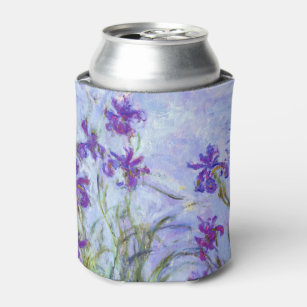 Claude Monet - Lilac Irises / Iris Mauves Can Cooler