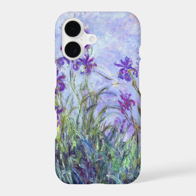 Claude Monet - Lilac Irises / Iris Mauves Case-Mate iPhone Case (Back)