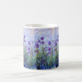 Claude Monet - Lilac Irises / Iris Mauves Coffee Mug (Center)