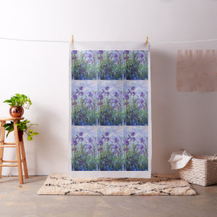 Claude Monet - Lilac Irises / Iris Mauves Fabric