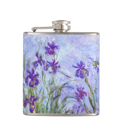 Claude Monet _ Lilac Irises  Iris Mauves Flask