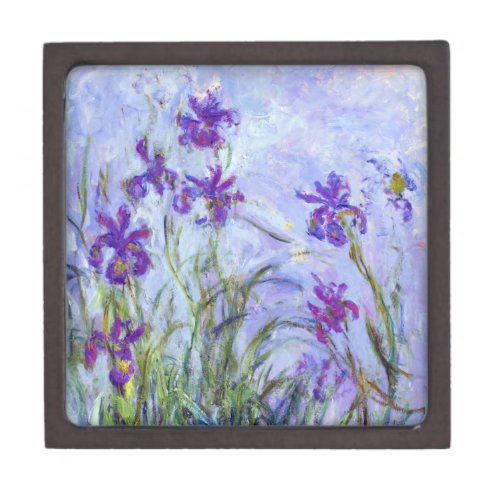 Claude Monet _ Lilac Irises  Iris Mauves Gift Box