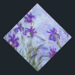 Claude Monet - Lilac Irises / Iris Mauves Graduation Cap Topper<br><div class="desc">Lilac Irises / Iris Mauves - Claude Monet,  1914-1917</div>