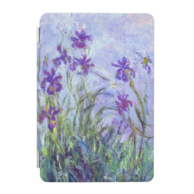 Claude Monet - Lilac Irises / Iris Mauves iPad Mini Cover (Front)