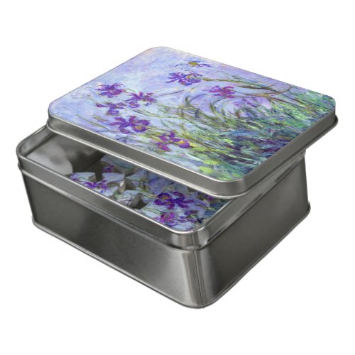 Claude Monet _ Lilac Irises  Iris Mauves Jigsaw Puzzle