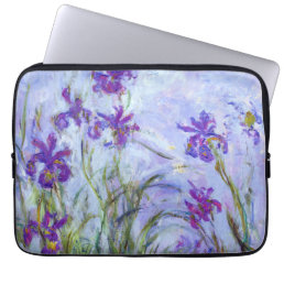 Claude Monet - Lilac Irises / Iris Mauves Laptop Sleeve