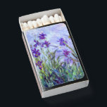 Claude Monet - Lilac Irises / Iris Mauves Matchboxes<br><div class="desc">Lilac Irises / Iris Mauves - Claude Monet,  1914-1917</div>