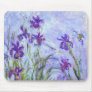 Claude Monet - Lilac Irises / Iris Mauves Mouse Pad