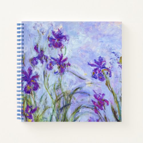 Claude Monet _ Lilac Irises  Iris Mauves Notebook