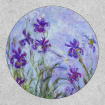 Claude Monet - Lilac Irises / Iris Mauves Patch<br><div class="desc">Lilac Irises / Iris Mauves - Claude Monet,  1914-1917</div>