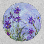 Claude Monet - Lilac Irises / Iris Mauves Patch<br><div class="desc">Lilac Irises / Iris Mauves - Claude Monet,  1914-1917</div>