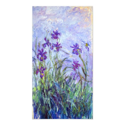 Claude Monet _ Lilac Irises  Iris Mauves Photo Print