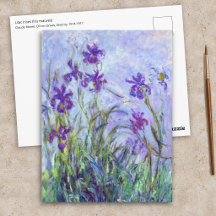 Claude Monet - Lilac Irises / Iris Mauves