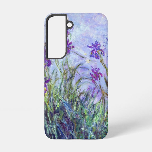 Claude Monet - Lilac Irises / Iris Mauves Samsung Galaxy Case (Back)