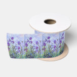 Claude Monet - Lilac Irises / Iris Mauves Satin Ribbon<br><div class="desc">Lilac Irises / Iris Mauves - Claude Monet,  1914-1917</div>