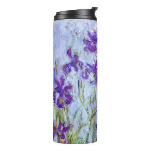 Claude Monet _ Lilac Irises  Iris Mauves Thermal Tumbler