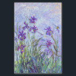 Claude Monet - Lilac Irises / Iris Mauves Tissue Paper<br><div class="desc">Lilac Irises / Iris Mauves - Claude Monet,  1914-1917</div>