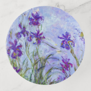 Claude Monet - Lilac Irises / Iris Mauves Trinket Tray