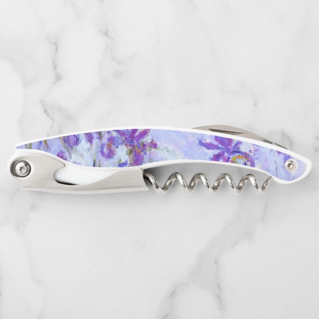Claude Monet - Lilac Irises / Iris Mauves Waiter's Corkscrew (Front)
