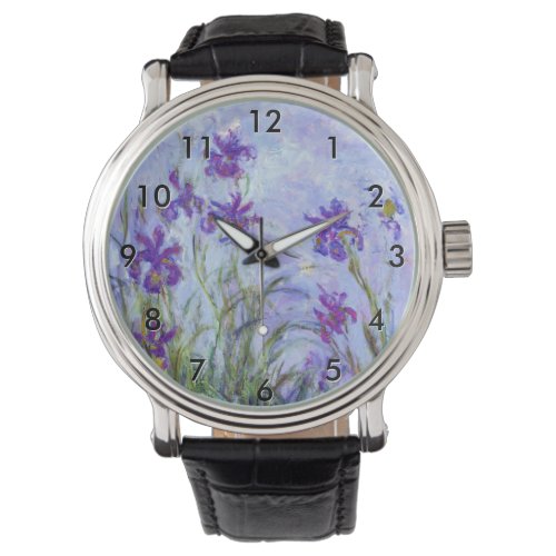 Claude Monet _ Lilac Irises  Iris Mauves Watch