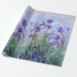 Claude Monet - Lilac Irises / Iris Mauves Wrapping Paper<br><div class="desc">Lilac Irises / Iris Mauves - Claude Monet,  1914-1917</div>