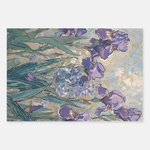 Claude Monet - Lilac Irises / Iris Mauves Wrapping Paper Sheets