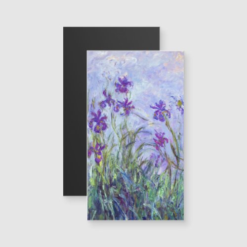 Claude Monet _ Lilac Irises Magnetic Card