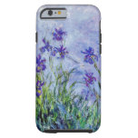 Claude Monet Lilac Irises Vintage Floral Blue Tough Iphone 6 Case at Zazzle