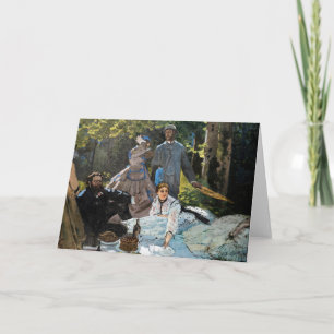 Claude Monet - Luncheon on the Grass, Right Panel Card