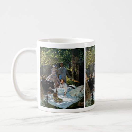 Claude Monet _ Luncheon on the Grass Right Panel Coffee Mug