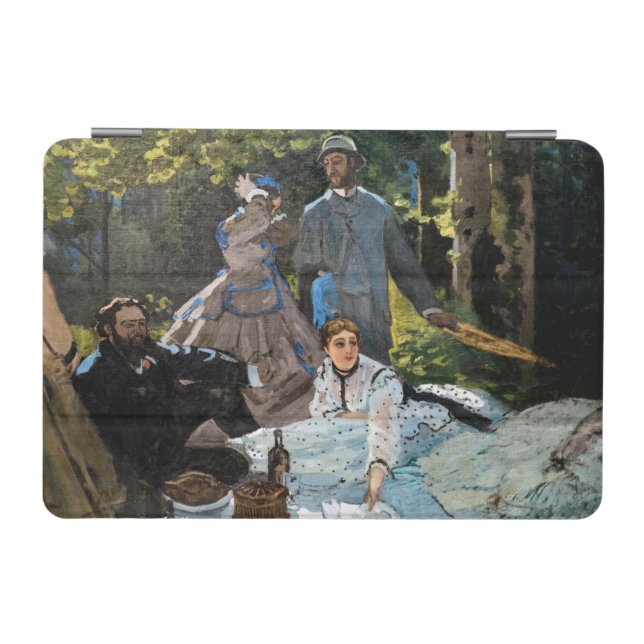 Claude Monet - Luncheon on the Grass, Right Panel iPad Mini Cover (Horizontal)