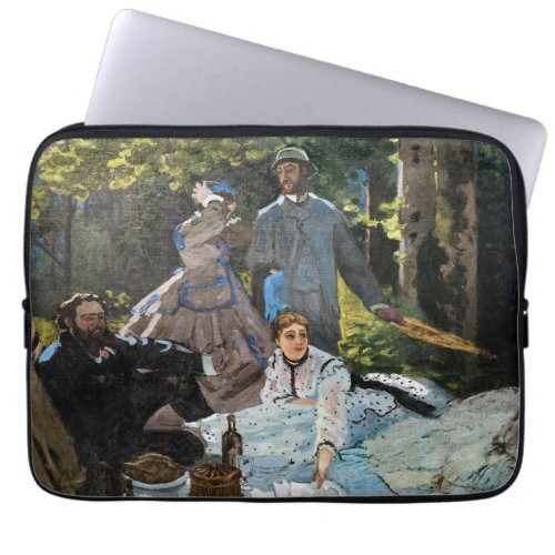 Claude Monet _ Luncheon on the Grass Right Panel Laptop Sleeve