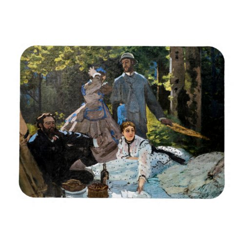 Claude Monet _ Luncheon on the Grass Right Panel Magnet