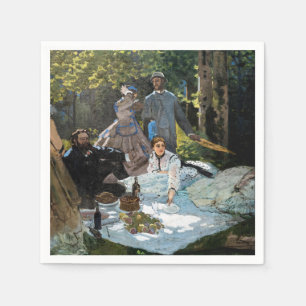 Claude Monet - Luncheon on the Grass, Right Panel Napkins