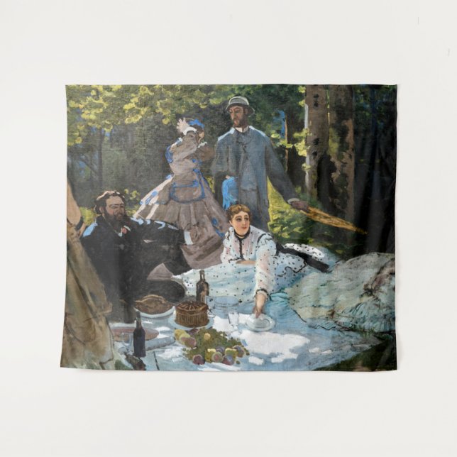 Claude Monet - Luncheon on the Grass, Right Panel Tapestry (Front (Horizontal))