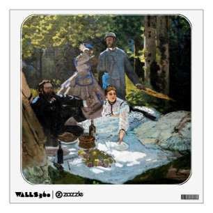 Claude Monet - Luncheon on the Grass, Right Panel Wall Decal