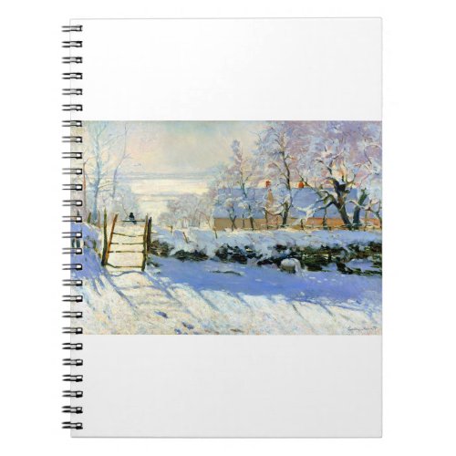 Claude Monet Magpie in the Snow Notebook