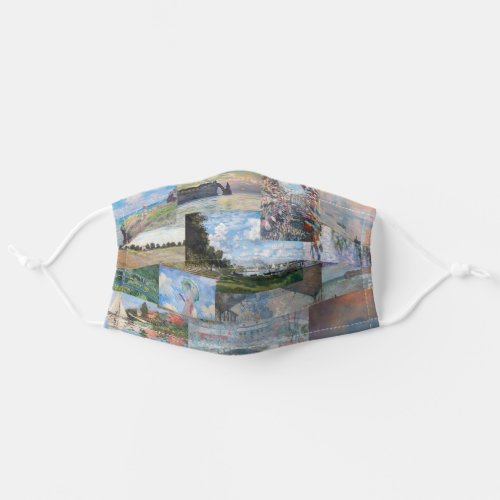 Claude Monet _ Masterpieces Patchwork Adult Cloth Face Mask