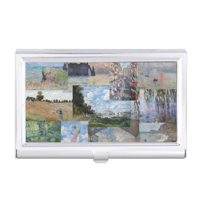 Claude Monet - Masterpieces Patchwork Business Card Case (Front)