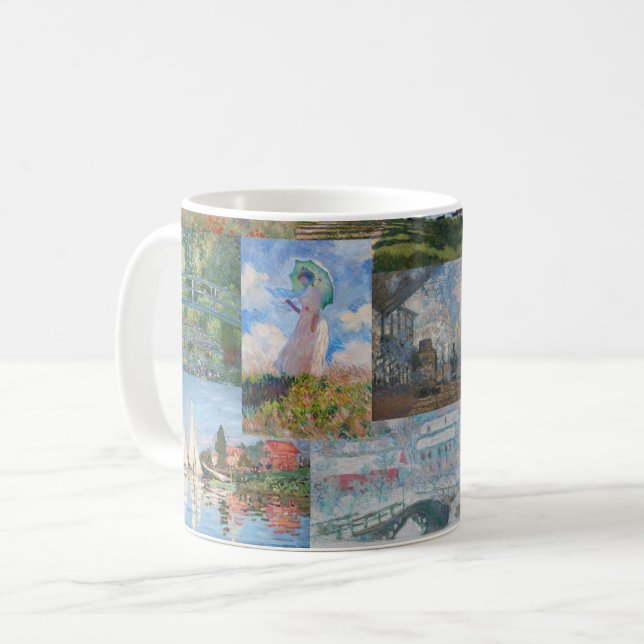 Claude Monet - Masterpieces Patchwork Coffee Mug (Front Left)