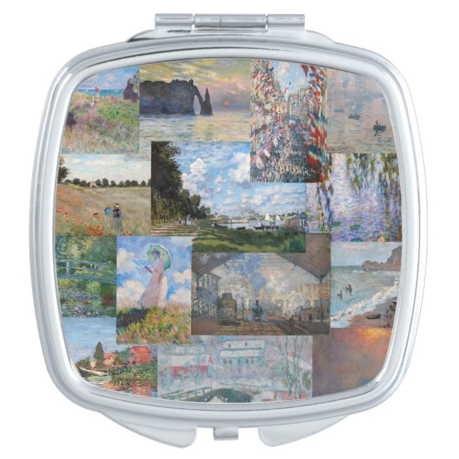 Claude Monet - Masterpieces Patchwork Compact Mirror (Front)