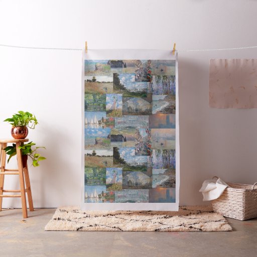 Claude Monet - Masterpieces Patchwork Fabric