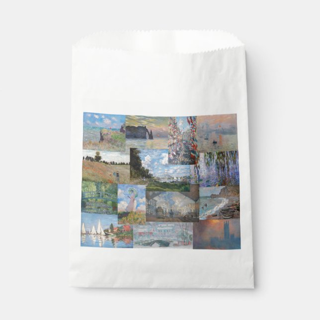Claude Monet - Masterpieces Patchwork Favor Bag (Front)