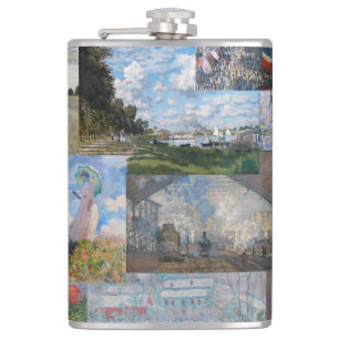 Claude Monet - Masterpieces Patchwork Flask