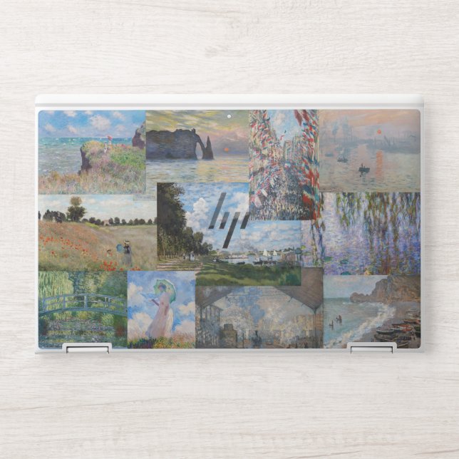 Claude Monet - Masterpieces Patchwork HP Laptop Skin (Front)