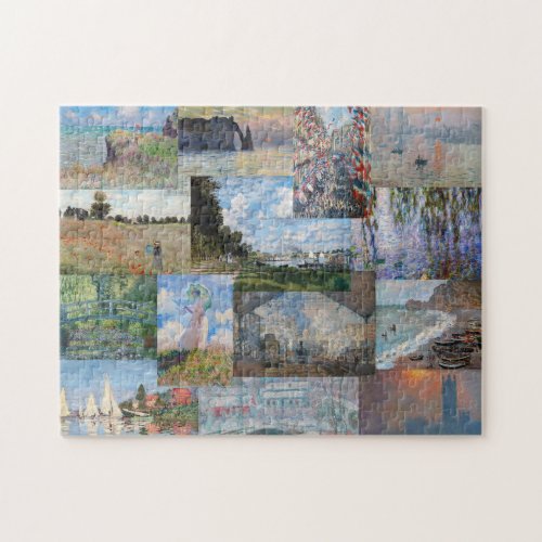 Claude Monet _ Masterpieces Patchwork Jigsaw Puzzle