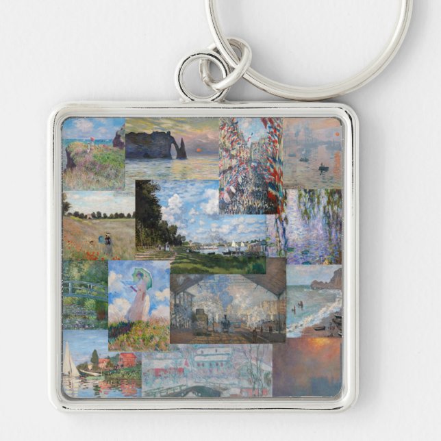 Claude Monet - Masterpieces Patchwork Keychain (Front)