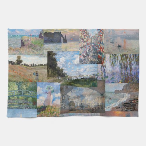 Claude Monet _ Masterpieces Patchwork Kitchen Towel